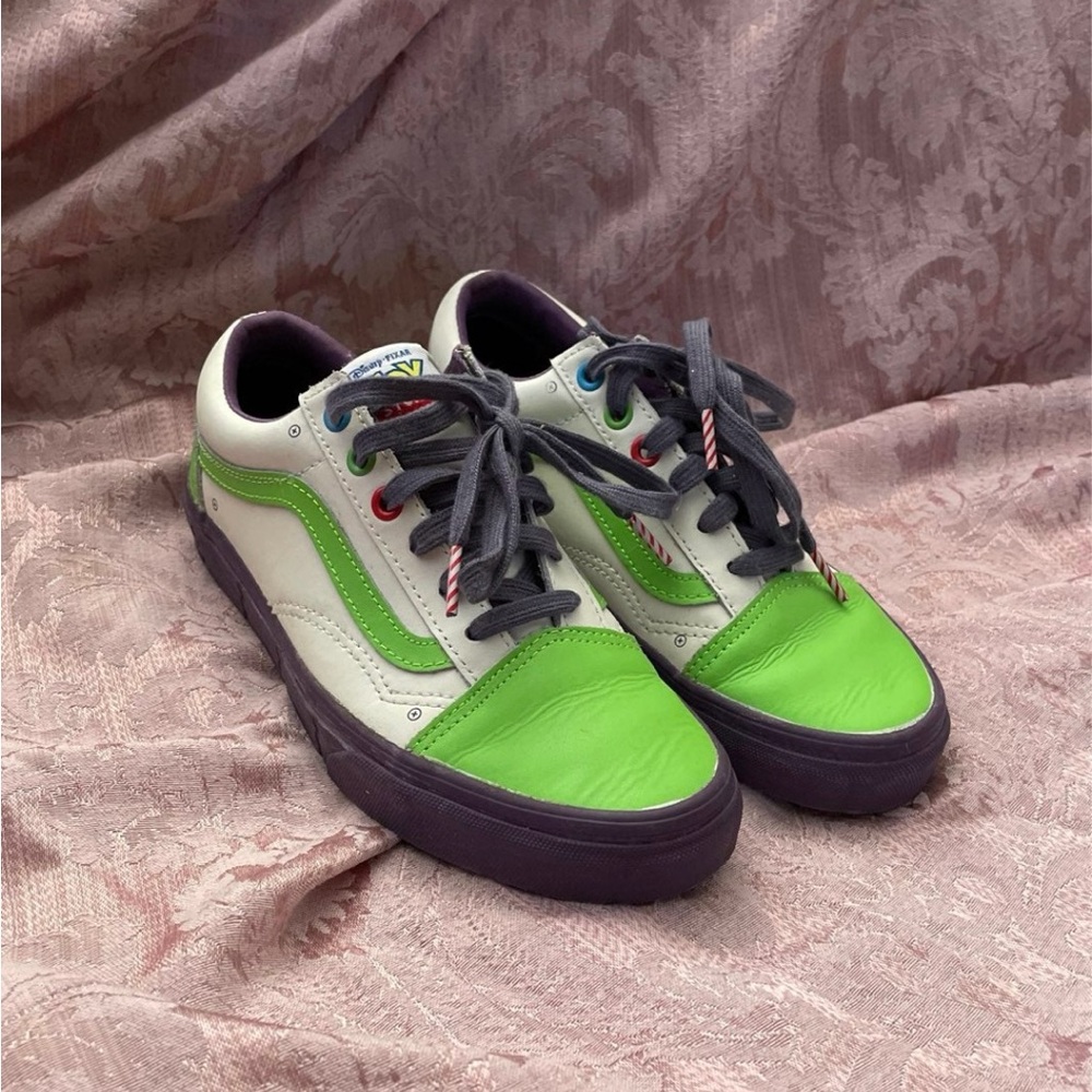 Rare Disney Pixar Buzz Lightyear x Vans Old Skool Shoes 4.5 men’s 6 women’s